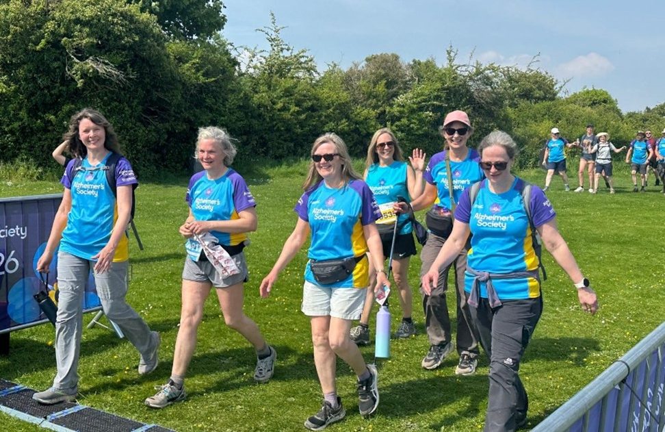 Cathy Moore from CBFP Walking Trek26 for Alzheimer's Society.