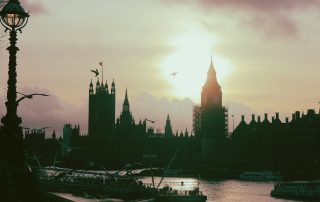 London at sunset - UK city