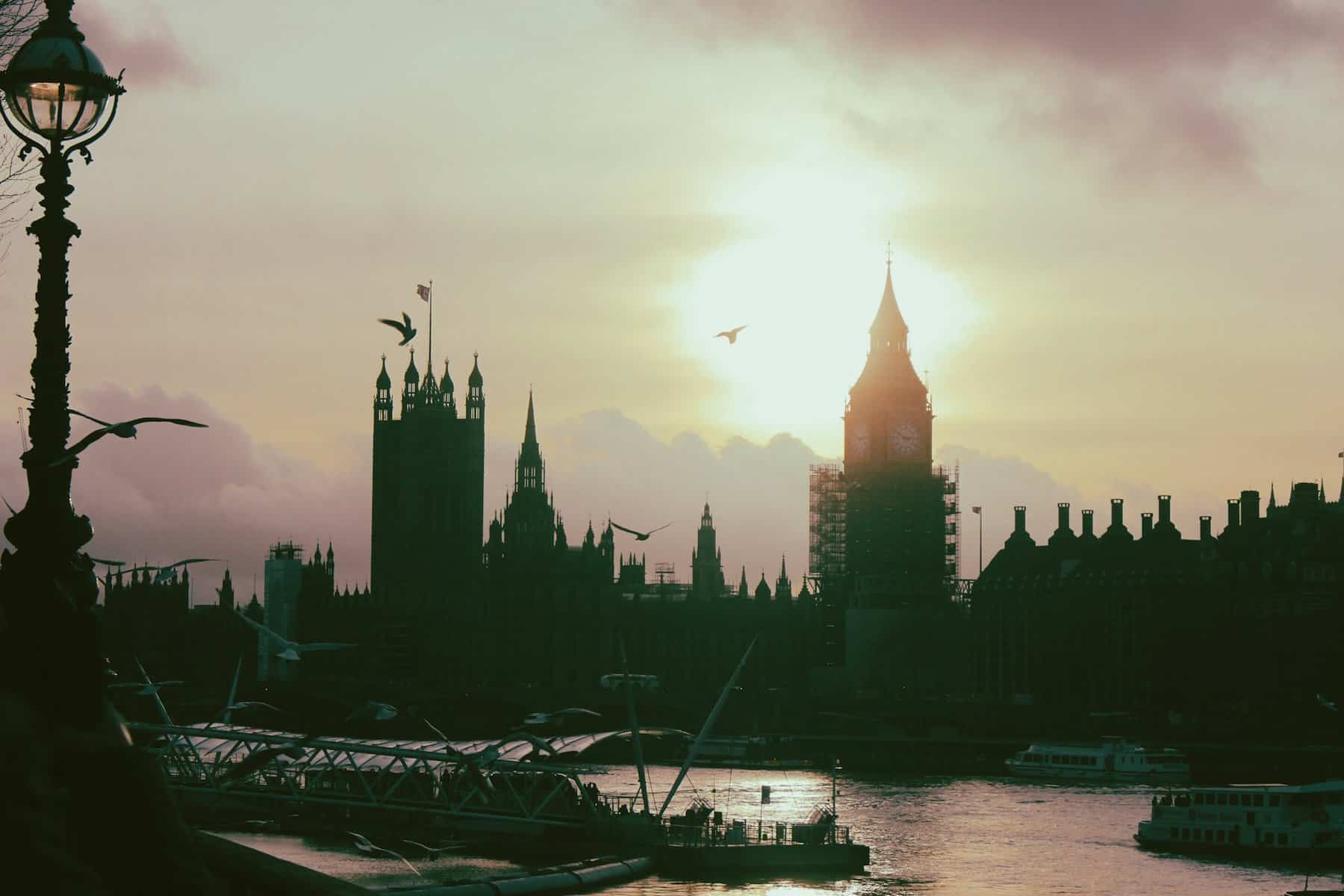 London at sunset - UK city